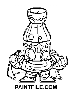 Superzings Fizzer coloring page