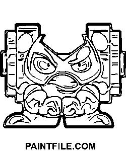 Superzings Heavy Iron coloring page