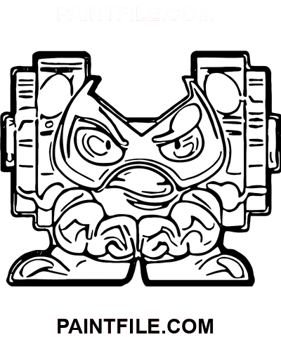 Superzings Heavy Iron coloring page