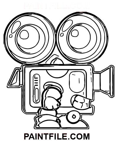 Superzings Kinemo coloring page