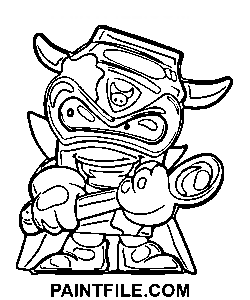 Superzings Laktic coloring page