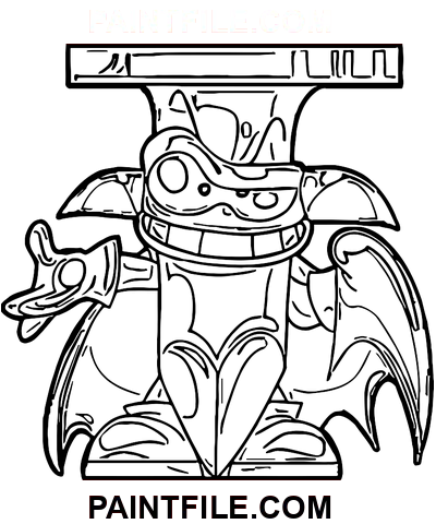 Superzings Nailord coloring page