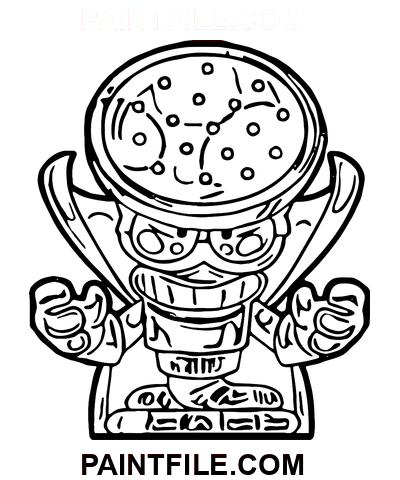 Superzings Rain Head coloring page