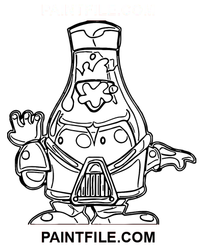 Superzings Red Ray coloring page