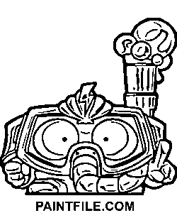 Superzings Subzing coloring page