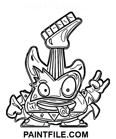 Superzings Super Riff coloring page