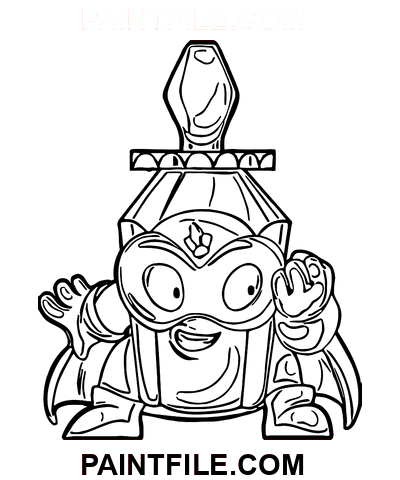 Superzings Turbo Twist coloring page