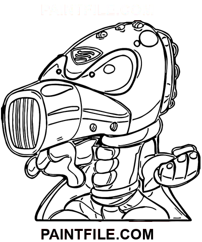 Superzings Ultra Dryer coloring page