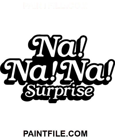 Na Na Na Surprise Logo coloring page