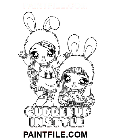 Na Na Na Surprise Poster coloring page
