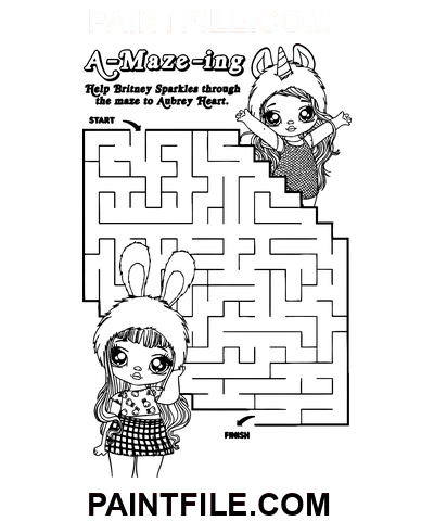 Na Na Na Surprise Template coloring page