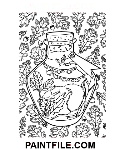 Life Inside Jar Entertainment coloring page