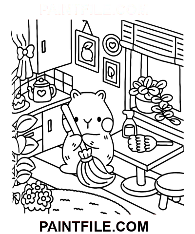 Capydays For Fun Learning coloring page