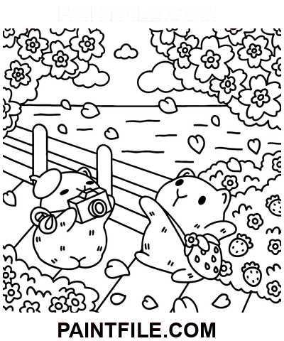 Capydays Holiday Fun coloring page