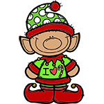 Christmas Elf – Free Printable Coloring Pages