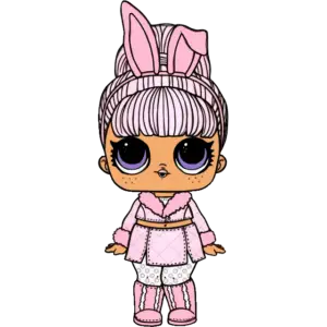 LOL Doll Snow Bunny imagen coloreada