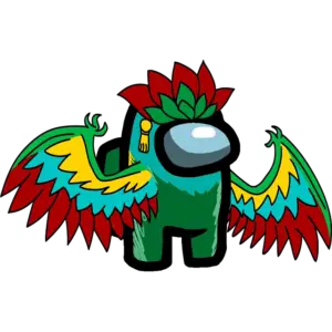 Quetzalcóatzi imagen coloreada