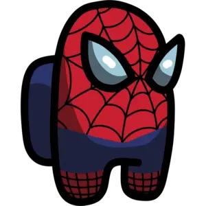 Personaje de Spider-Man imagen coloreada