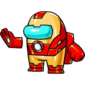 Iron Man imagen coloreada