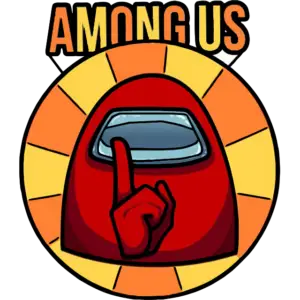 Logotipo de Among Us imagen coloreada