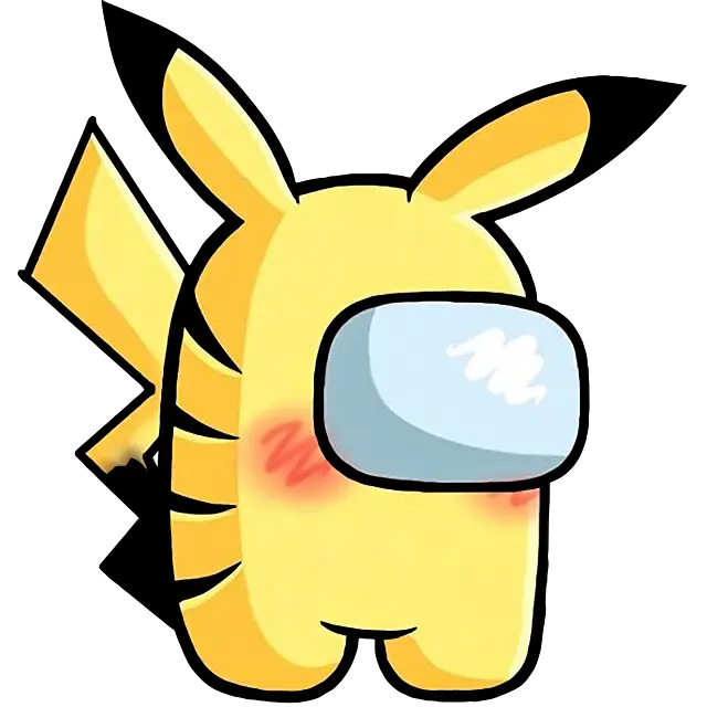 Pikachu Pokedex imagen coloreada