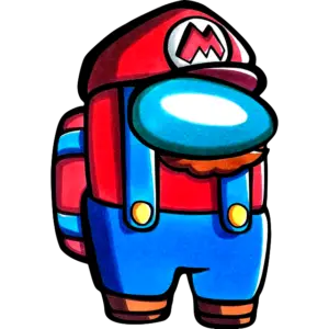 Súper Mario imagen coloreada