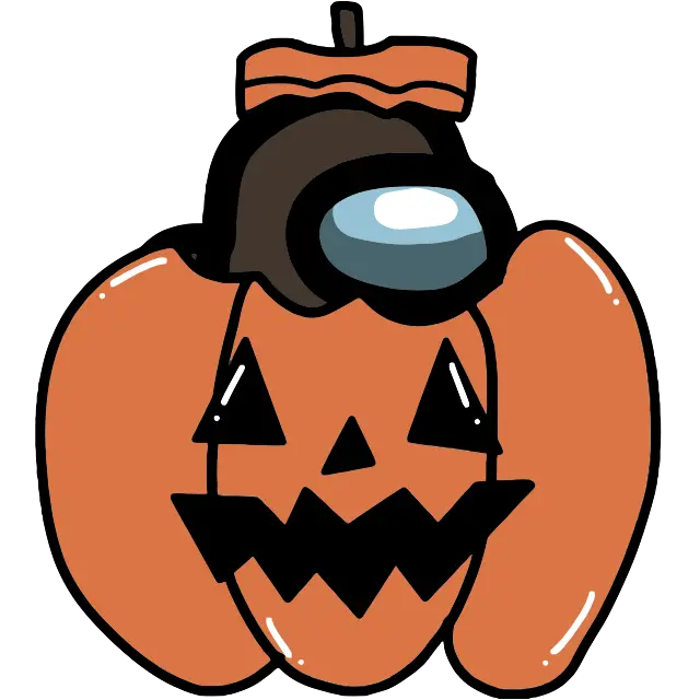 Calabaza de Halloween imagen coloreada