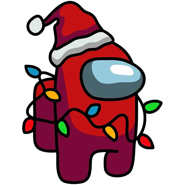 Papá Noel imagen coloreada
