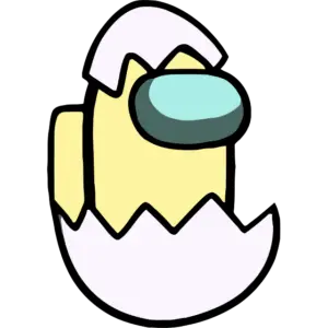 Huevo de gallina imagen coloreada