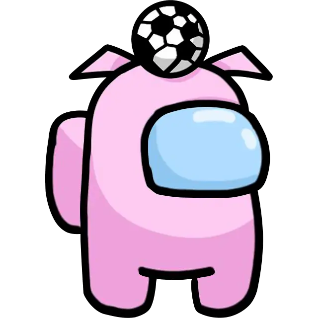 Cerdo de fútbol imagen coloreada