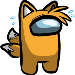 Fox Kitsune imagen coloreada