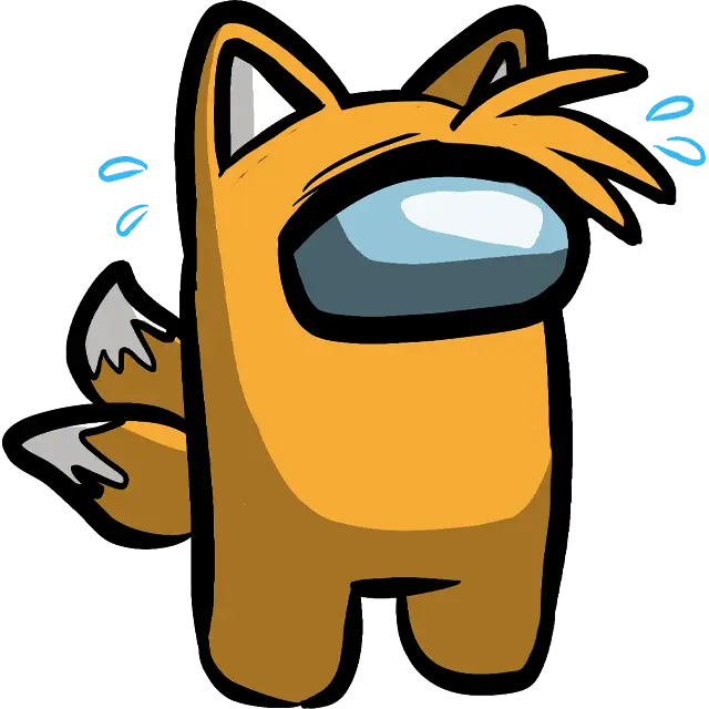 Fox Kitsune imagen coloreada