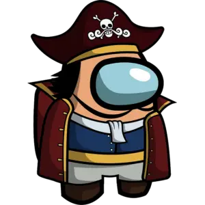 Rey Pirata de One Piece imagen coloreada