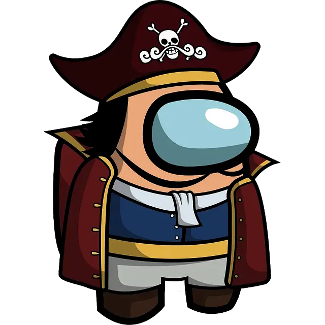Rey Pirata de One Piece imagen coloreada