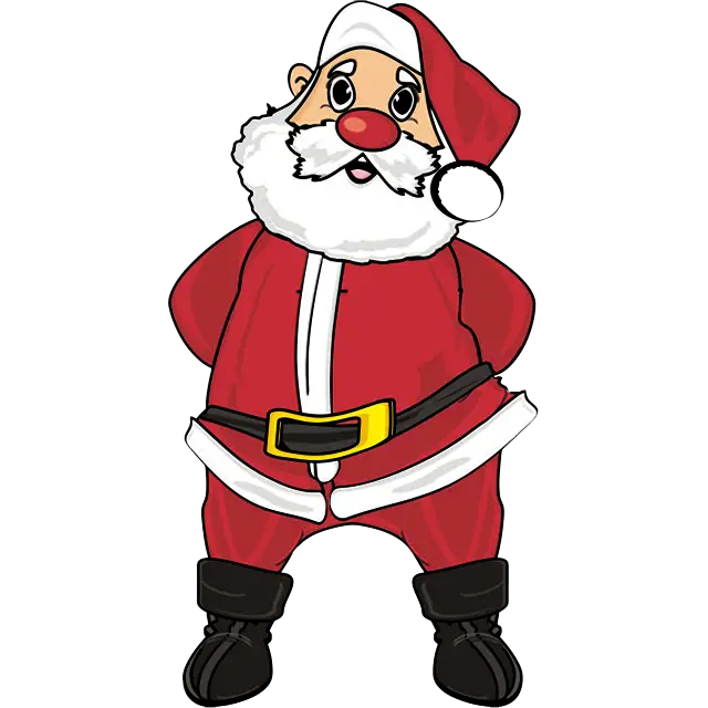 Navidad 2025 Santa Claus imagen coloreada
