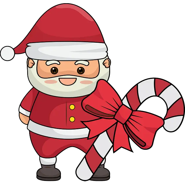 Feliz Navidad Santa Claus imagen coloreada