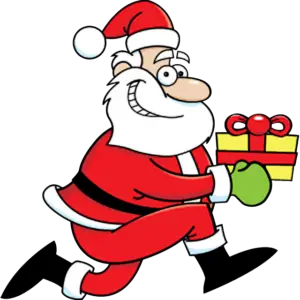 Navidad de Santa Claus imagen coloreada