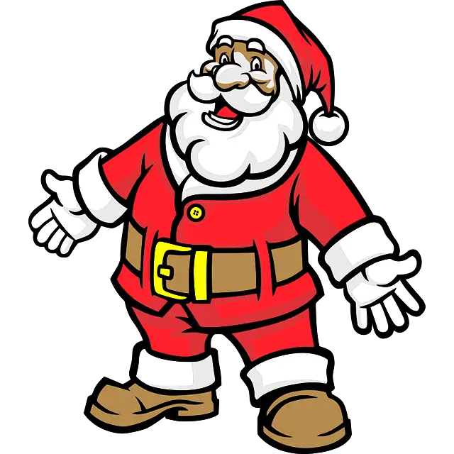 Santa Claus Navidad 2021 imagen coloreada