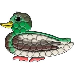 Pop It Duck imagen coloreada