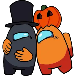 Abbraccio di Halloween immagine a colori