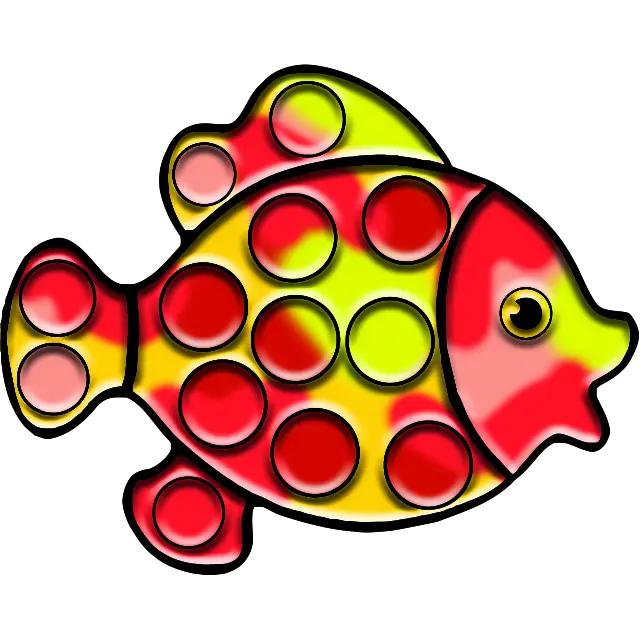 Popit di pesce d'oro immagine a colori