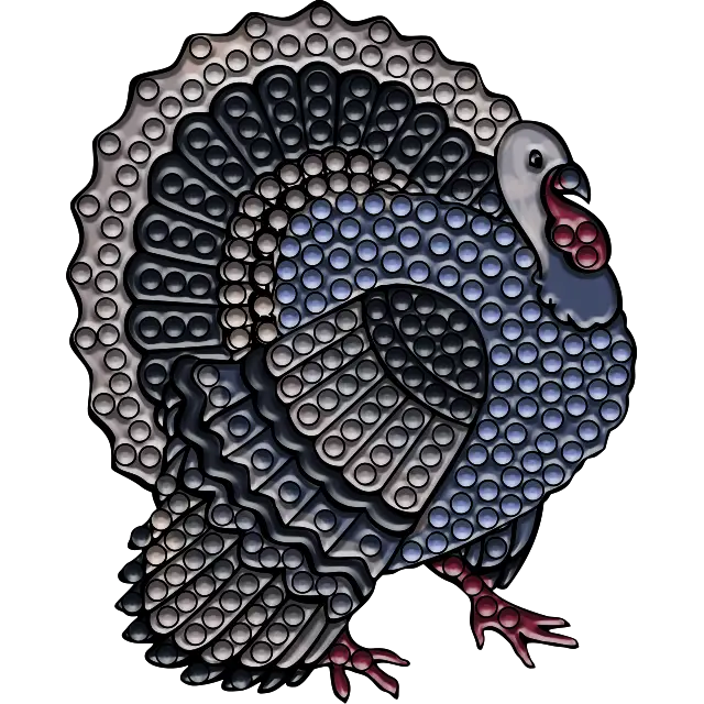 Wild Turkey Pop-it immagine a colori