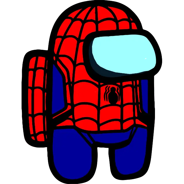 Spider-Man-kostyme fargebilde