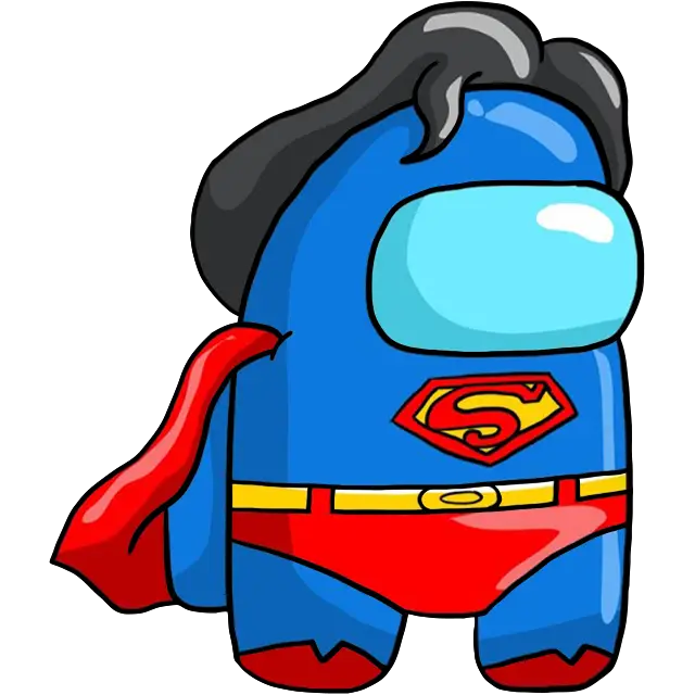 Supermann kostyme fargebilde