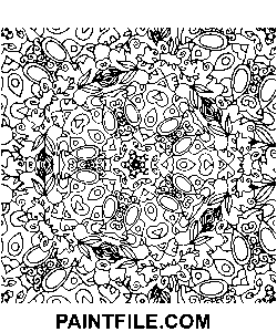 Psykedeliske ornamenter fargelegge
