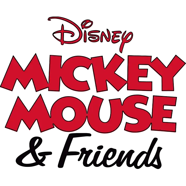 Mickey og venners logo farvet billede