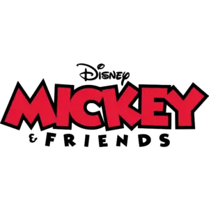 Mickey Friends Logo farvet billede