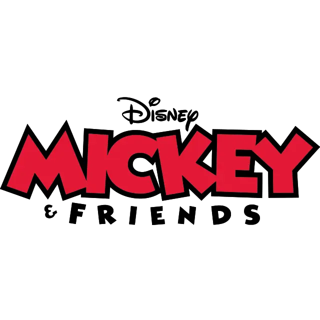 Mickey Friends Logo farvet billede