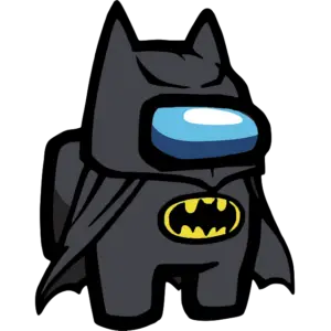 Batman superhelt farvet billede