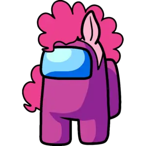 Lille Pony Pinkie Pie farvet billede
